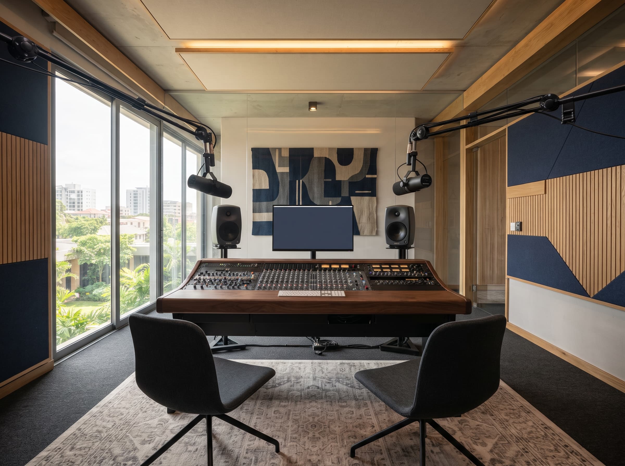 Sound production studio